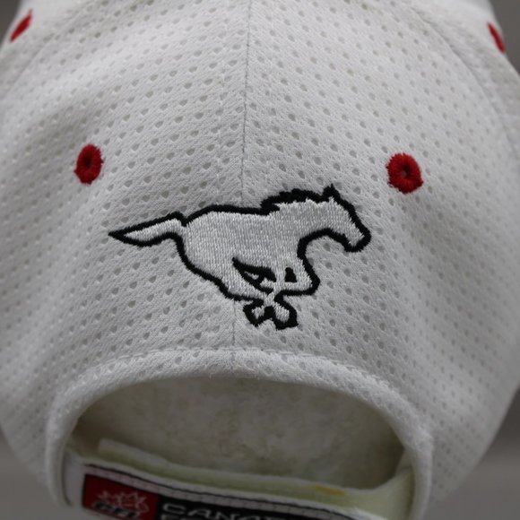 Calgary Stampeders Hat (VTG) - CS Initial Hat by Puma - Adult Gripback - Picture 6 of 10